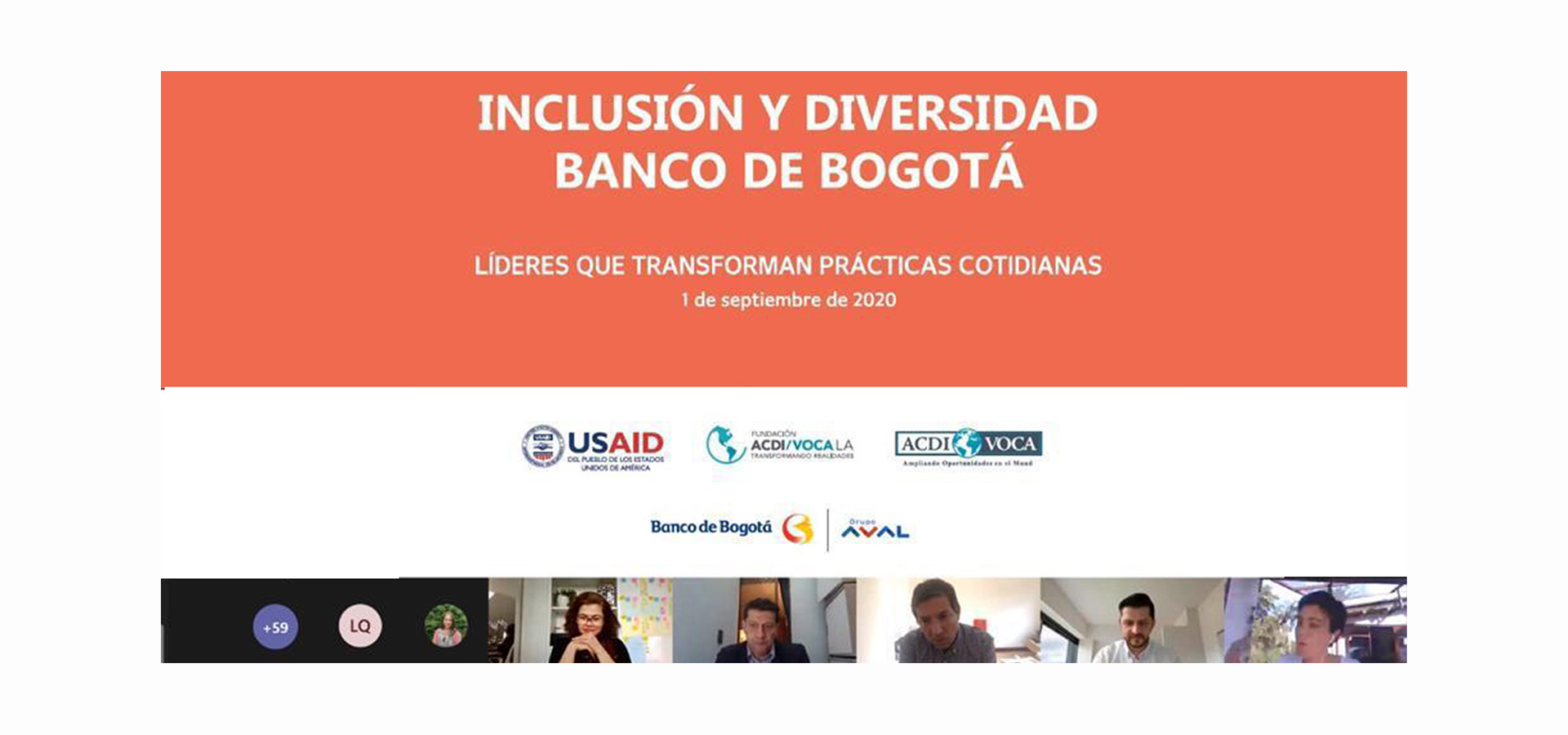 El  Banco de Bogotá promueve el cambio social y la inclusión consciente